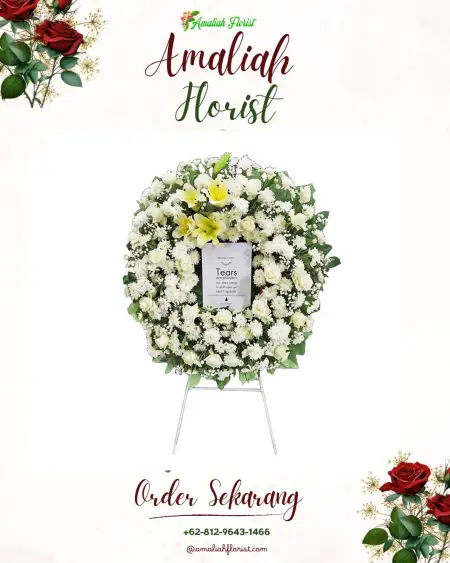 Krans Bunga Duka Sutera Narada